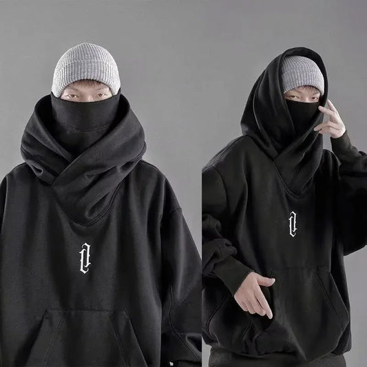 Unisex Turtleneck Sweatshirt Japanese Ninja Hoodies