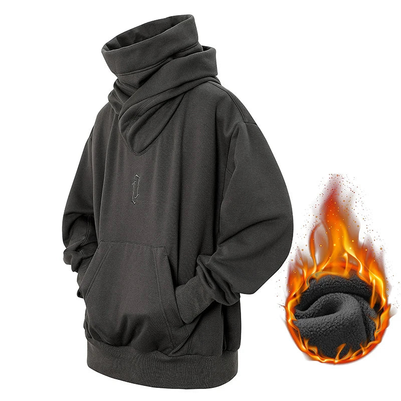 Unisex Turtleneck Sweatshirt Japanese Ninja Hoodies