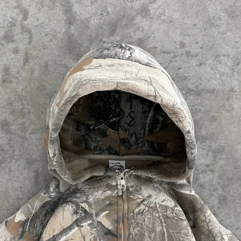 Unisex Camo Hoodie/Zip Up