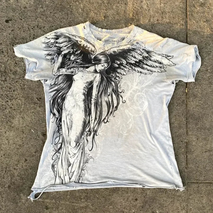 Unisex Oversized Affliction T-Shirt