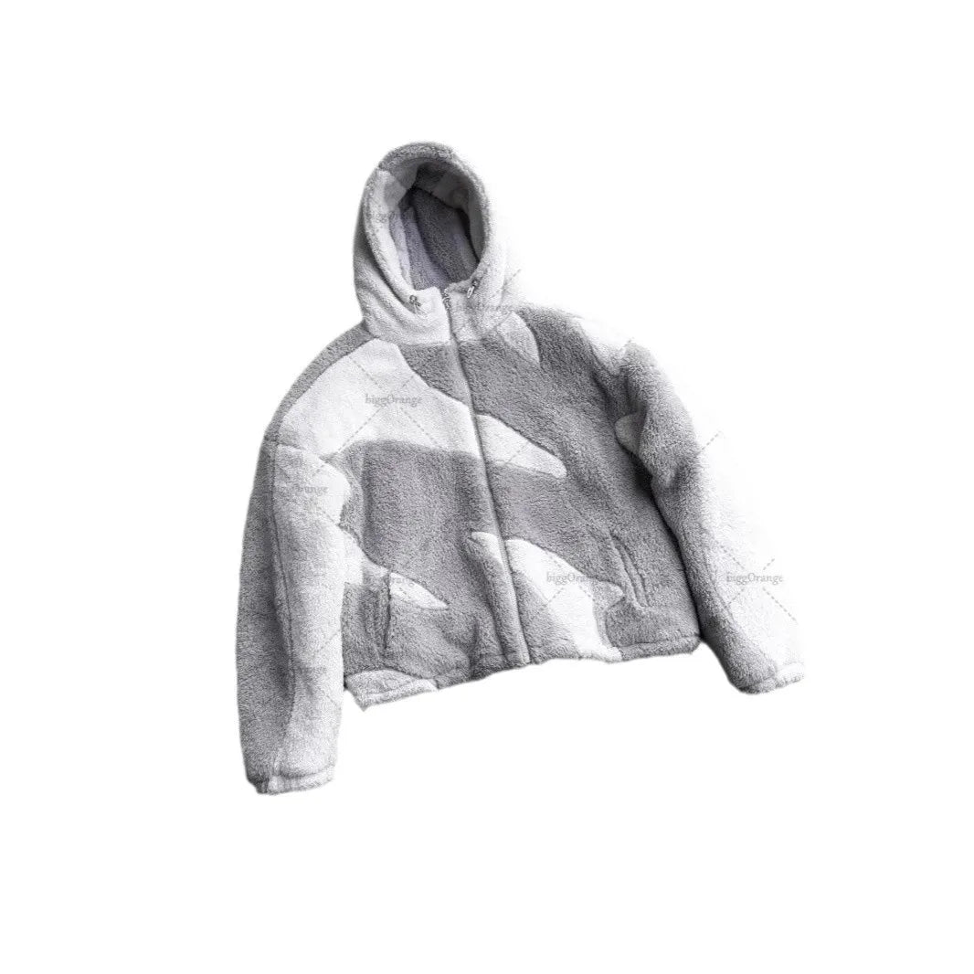 Unisex Zip Up Wool Jacket