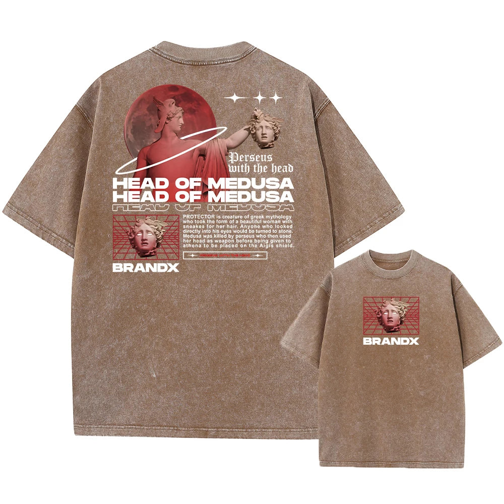 Unisex Acid Washed T Shirt