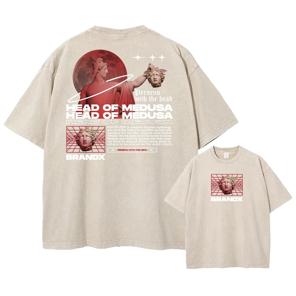 Unisex Acid Washed T Shirt