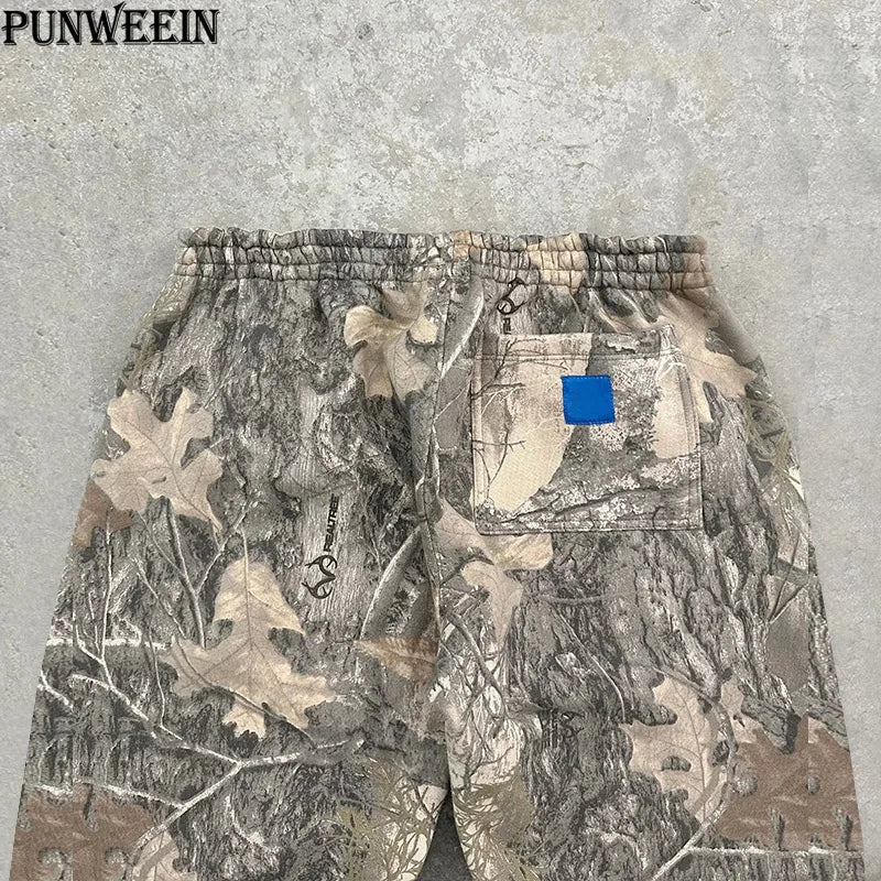 Unisex Baggy Camouflage sweatpants