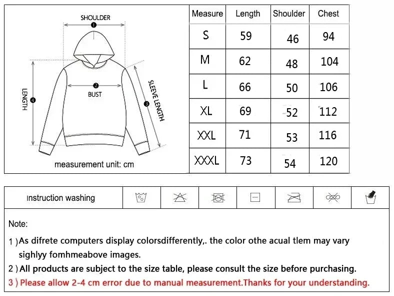 Unisex Harajuku Hoodie