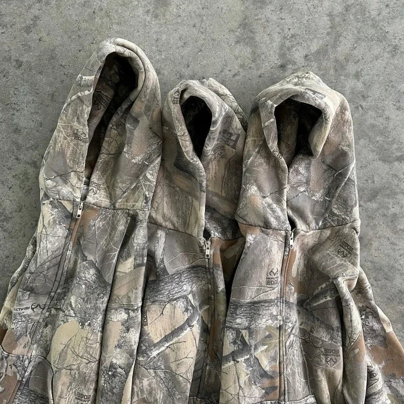 Unisex Camo Hoodie/Zip Up