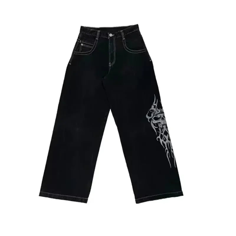 Unisex Baggy Jeans 2000s vintage Embroidered