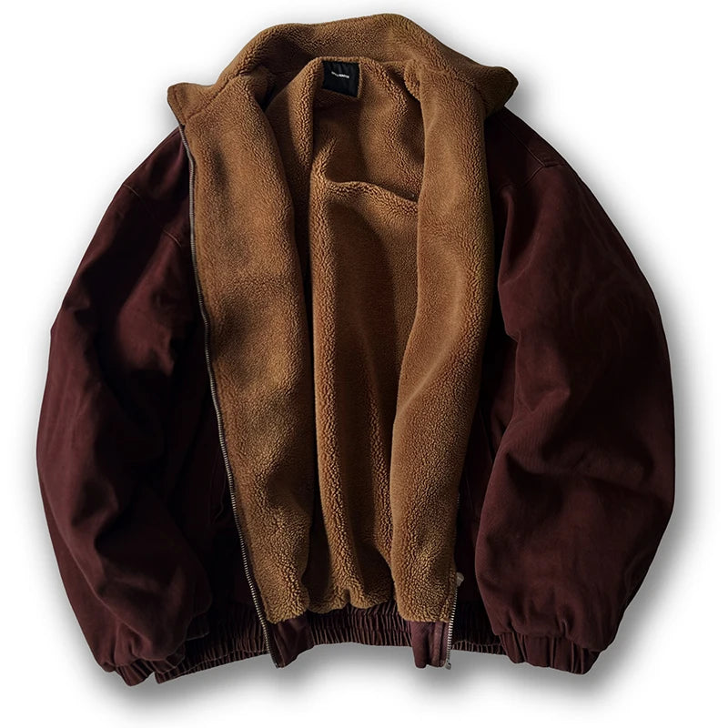 Unisex Japanese Vintage Polar Fleece Jacket