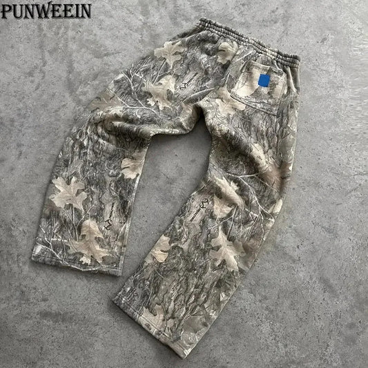 Unisex Baggy Camouflage sweatpants