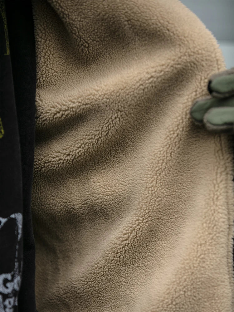 Unisex Japanese Vintage Polar Fleece Jacket